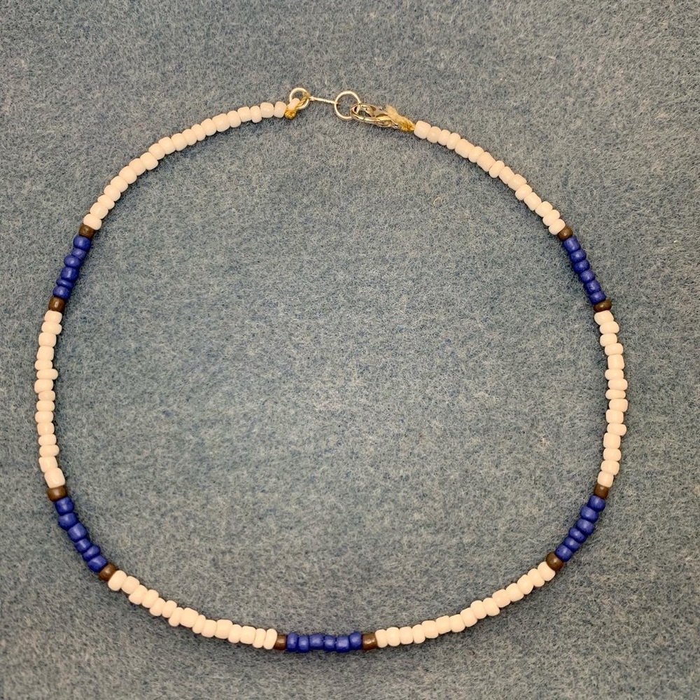 Lavender Seed Bead Necklace